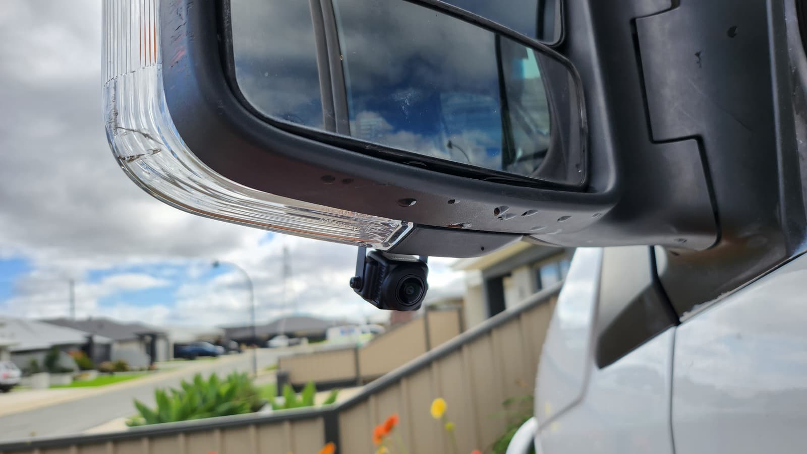 Kenwood Side Camera in VW Crafter Van